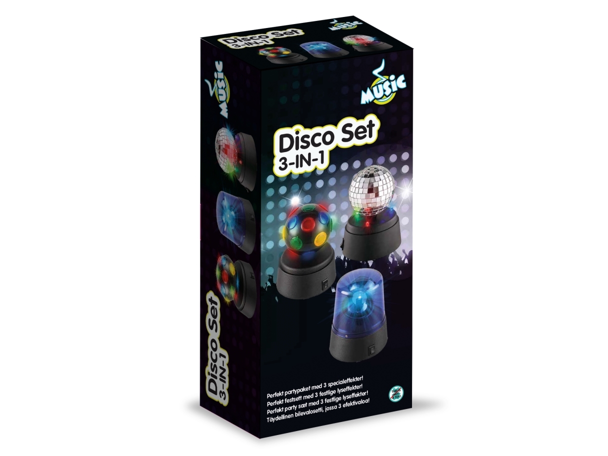 Music Disco Set 3-In-1