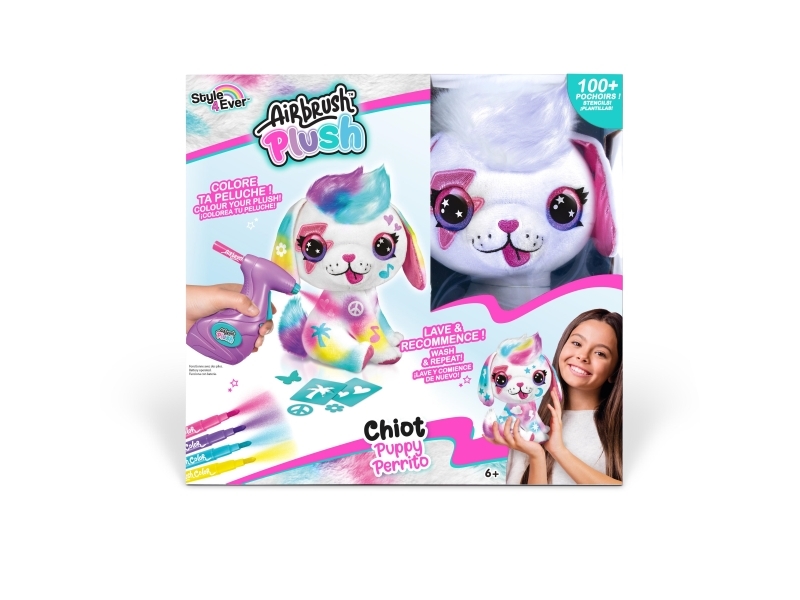 Airbrush Plush Hundehvalp