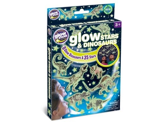 Lysande stjärnor och dinosaurier | Baby & barn - Barnrummet - Väggklistermärken | GameStuff
