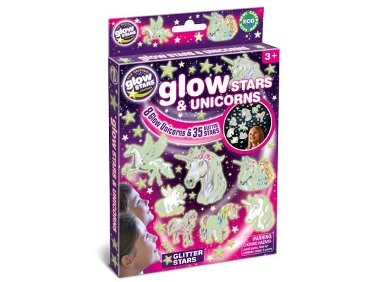 Lysande stjärnor och enhörningar | Baby & barn - Barnrummet - Väggklistermärken | GameStuff