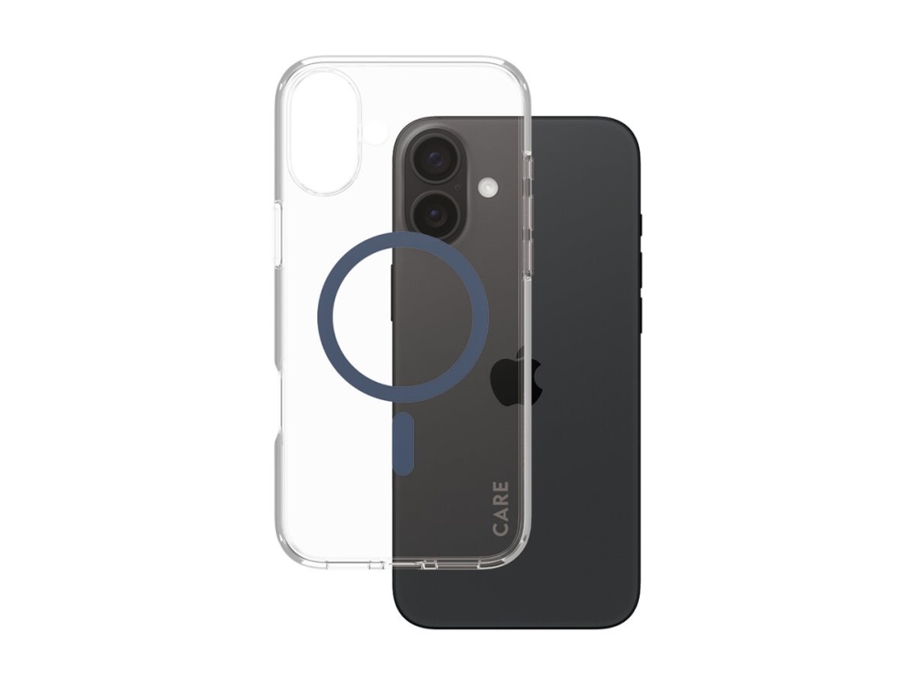 Panzerglass Care By Urban Combat Case Transparent M. Blau Magsafe Iphone 16 Plus, Cover, Apple, Apple - Iphone 16 Plus, Transparent