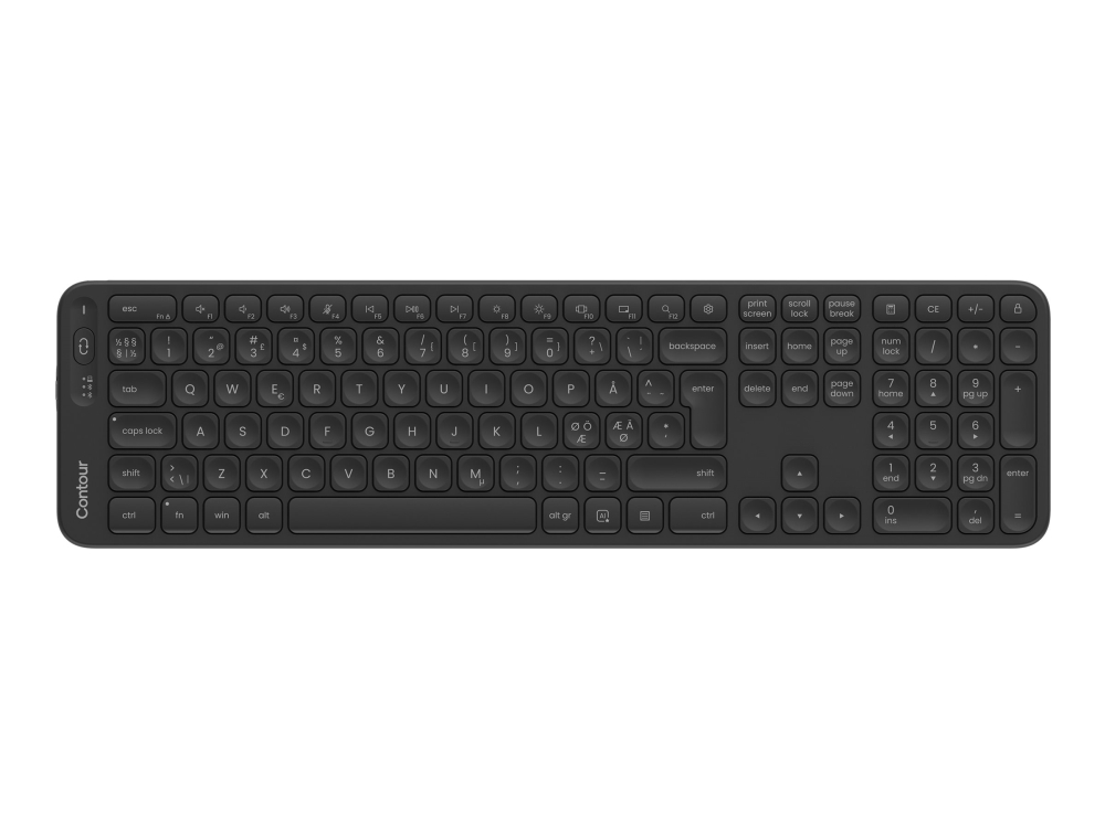 Contour Balance - Tangentbord - full size - trådlös - Bluetooth 5.1 - QWERTY - hela norden | Datorer & Surfplattor - Datorer - tillbehör - Tangentbord | GameStuff