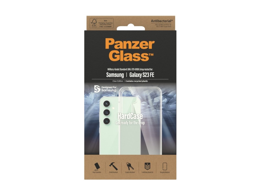 Panzerglass Hardcase Transparent For Samsung Galaxy S Fe 2023 Ab, Cover, Samsung, Samsung - Galaxy S23 Fe, Transparent