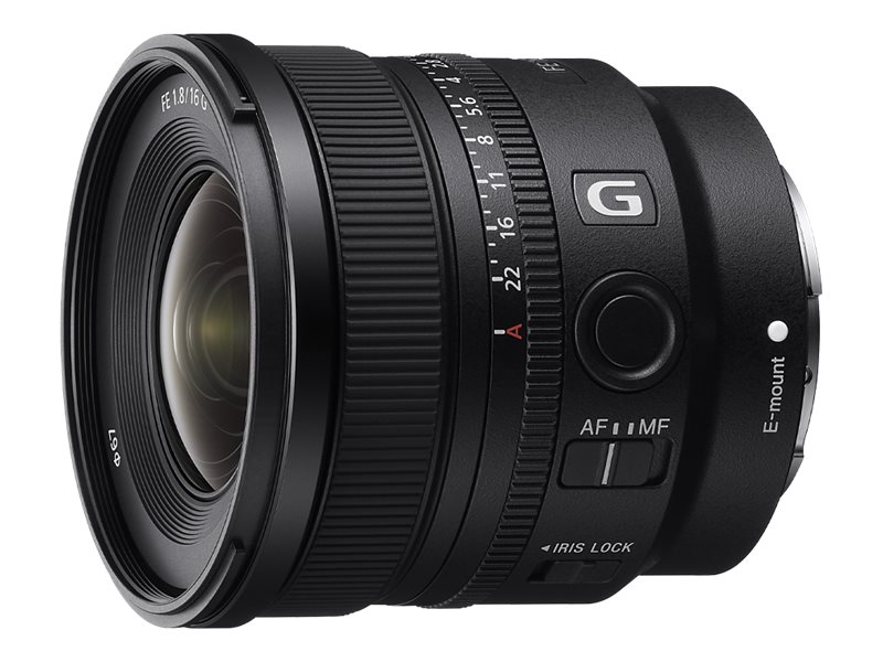 Sony Sel16f18g - Vidvinkel Objektiv - 16 Mm - F/1.8 Fe G - Sony E-Mount
