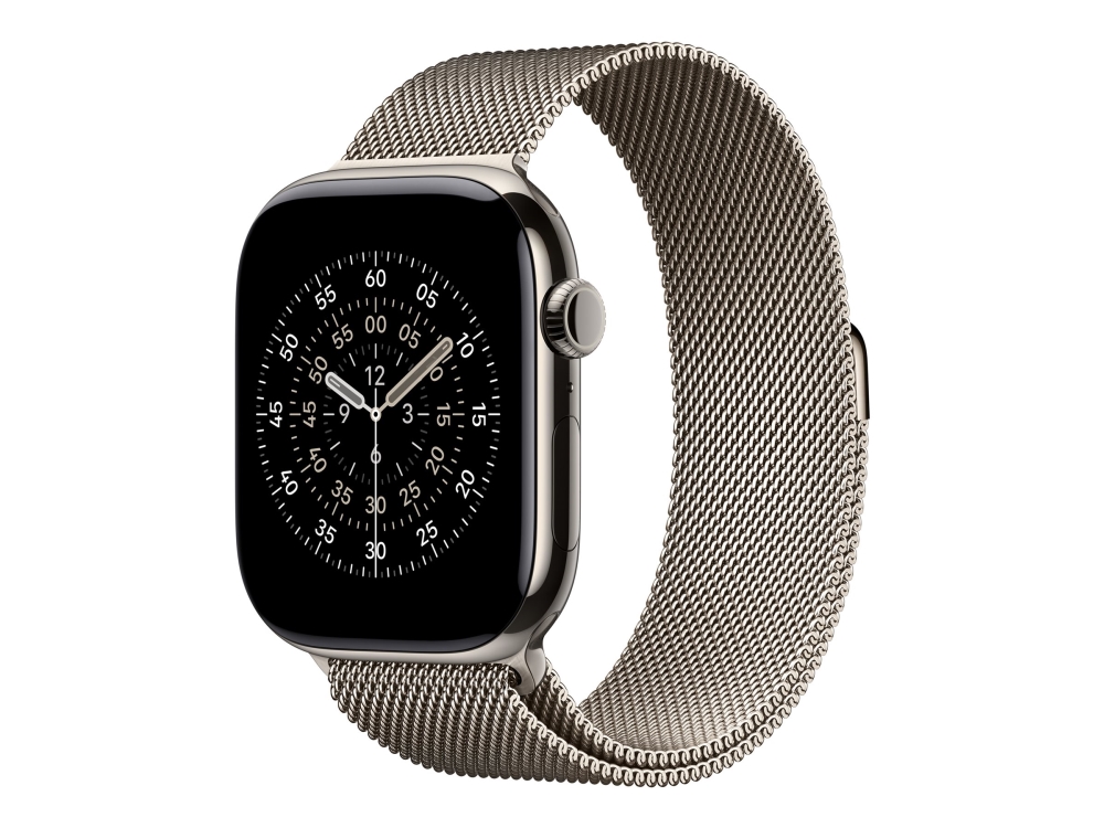 Apple - Løkke For Smart Watch - 46Mm - M/L Størrelse - Naturfarvet - For Watch Hermès Series 9, Se 3, Series 10, Series 11, Series 8, Series 9, Ultra