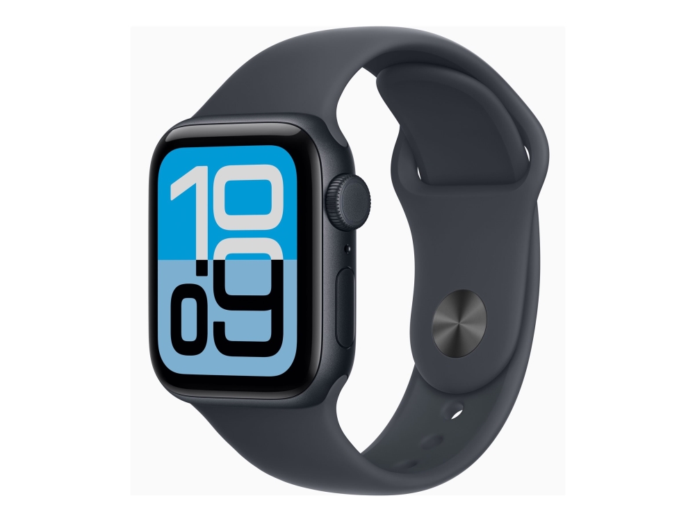 Apple Watch SE 3 GPS + Cellular 40mm Midnight Aluminium Case with Midnight Sport Band - S/M