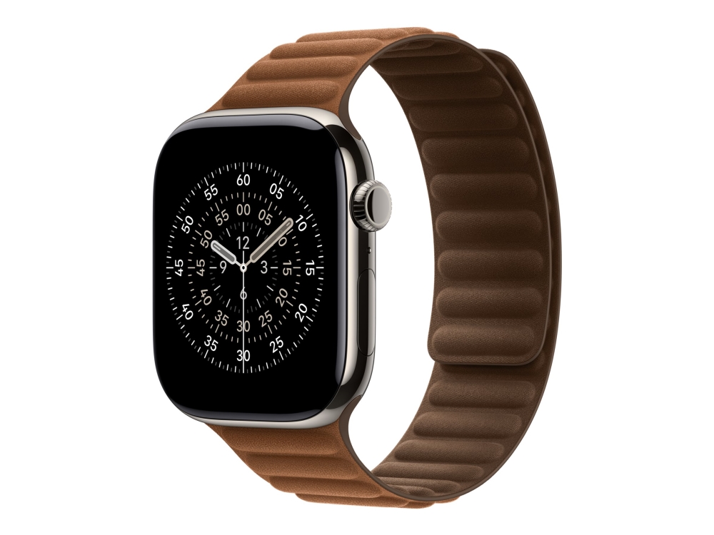 Apple - Urrem For Smart Watch - 46Mm - M/L Størrelse - Karamel - For Watch Hermès Series 9, Se 3, Series 10, Series 11, Series 8, Series 9, Ultra 2,
