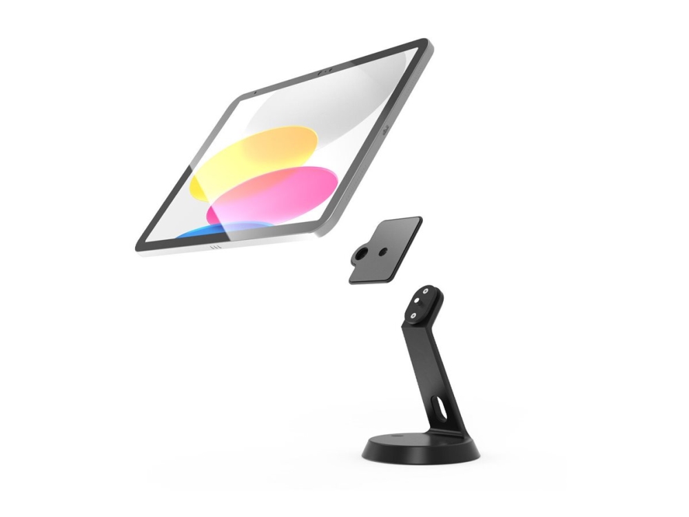 Compulocks Glidetab - Stativ - For Tablet - Låsbar - Aluminium - Sort - Skærmstørrelse: Op Til 11" - På Disk, Vægmonterbar