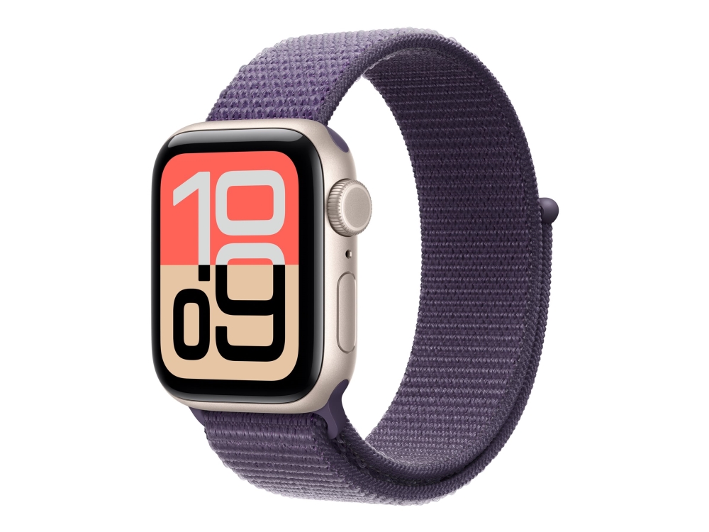Apple - Løkke For Smart Watch - 40Mm - 130 - 200 Mm - Lilla Tåge - For Watch Hermès Series 7, Hermès Series 9, Se 3, Series 10, Series 11, Series 8,