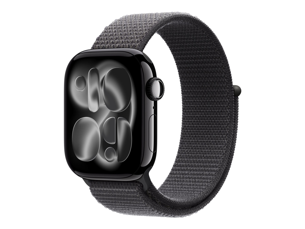 Apple - Løkke for smart watch - 42mm - 130 - 200 mm - mørkegrå - for Watch Hermès Series 7, Hermès Series 9, SE 3, Series 10, Series 11, Series 8, Series 9