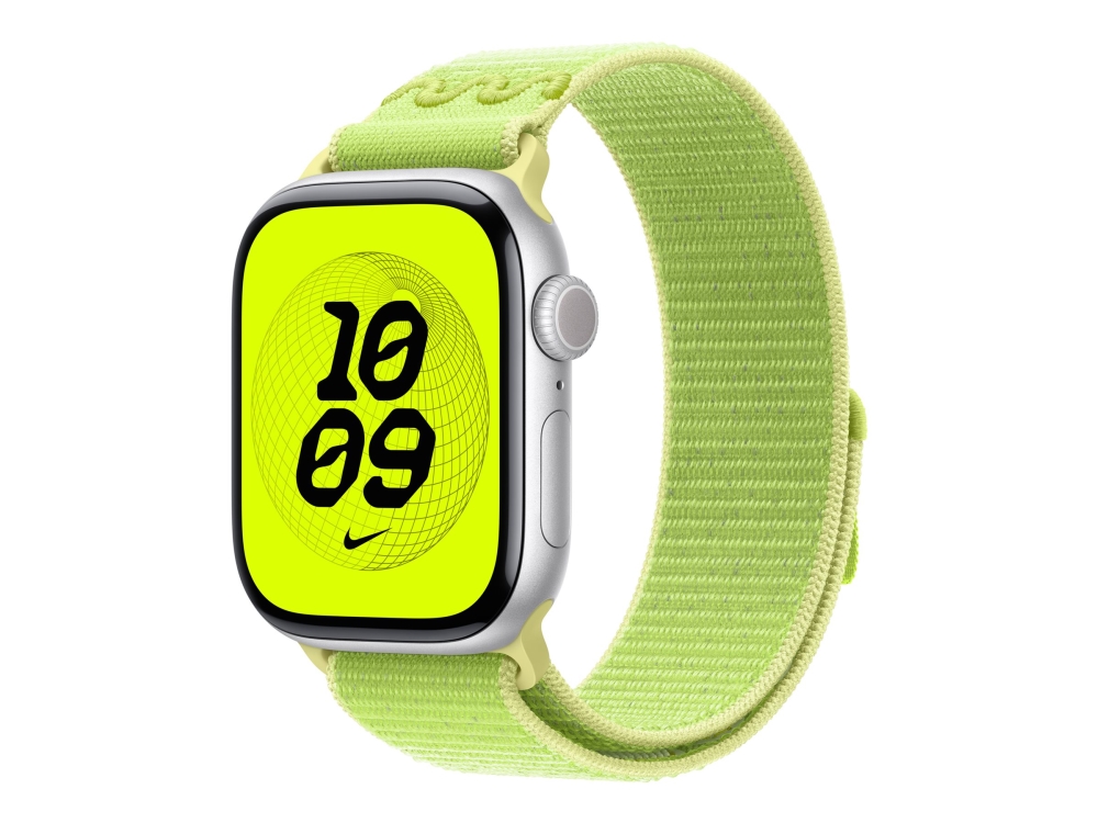 Apple Nike - Løkke For Smart Watch - 42Mm - 130 - 190 Mm - Volt Splash - For Watch Hermès Series 7, Hermès Series 9, Se 3, Series 10, Series 11, Seri
