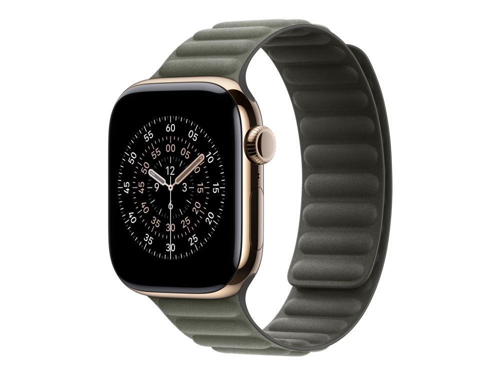 Apple - Urrem For Smart Watch - 42Mm - S/M Størrelse - Vismandsgrå - For Watch Hermès Series 7, Hermès Series 9, Se 3, Series 10, Series 11, Series 8