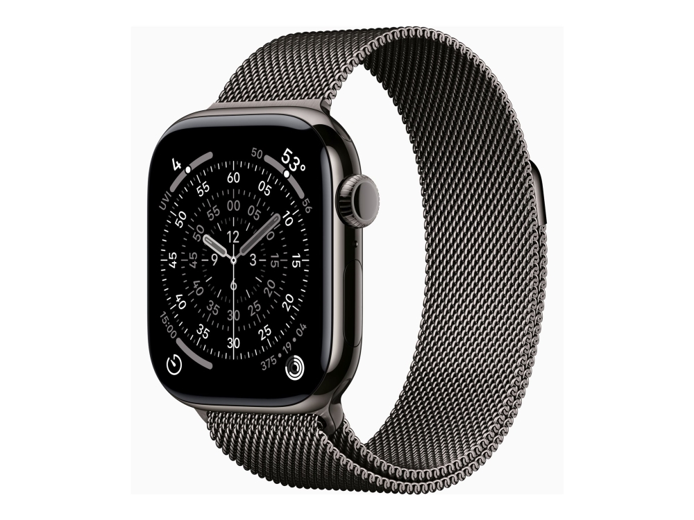 Apple Watch Series 11 Gps + Cellular 42Mm Slate Titanium Case With Slate Milanese Loop