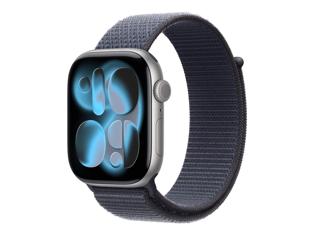 Apple - Løkke For Smart Watch - 46Mm - 145 - 220 Mm - Anker Blå - For Watch Hermès Series 9, Se 3, Series 10, Series 11, Series 8, Series 9, Ultra 2,