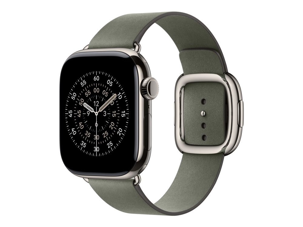 Apple - Urrem For Smart Watch - 42Mm - Small Størrelse - Vismandsgrå - For Watch Hermès Series 7, Hermès Series 9, Se 3, Series 10, Series 11, Series