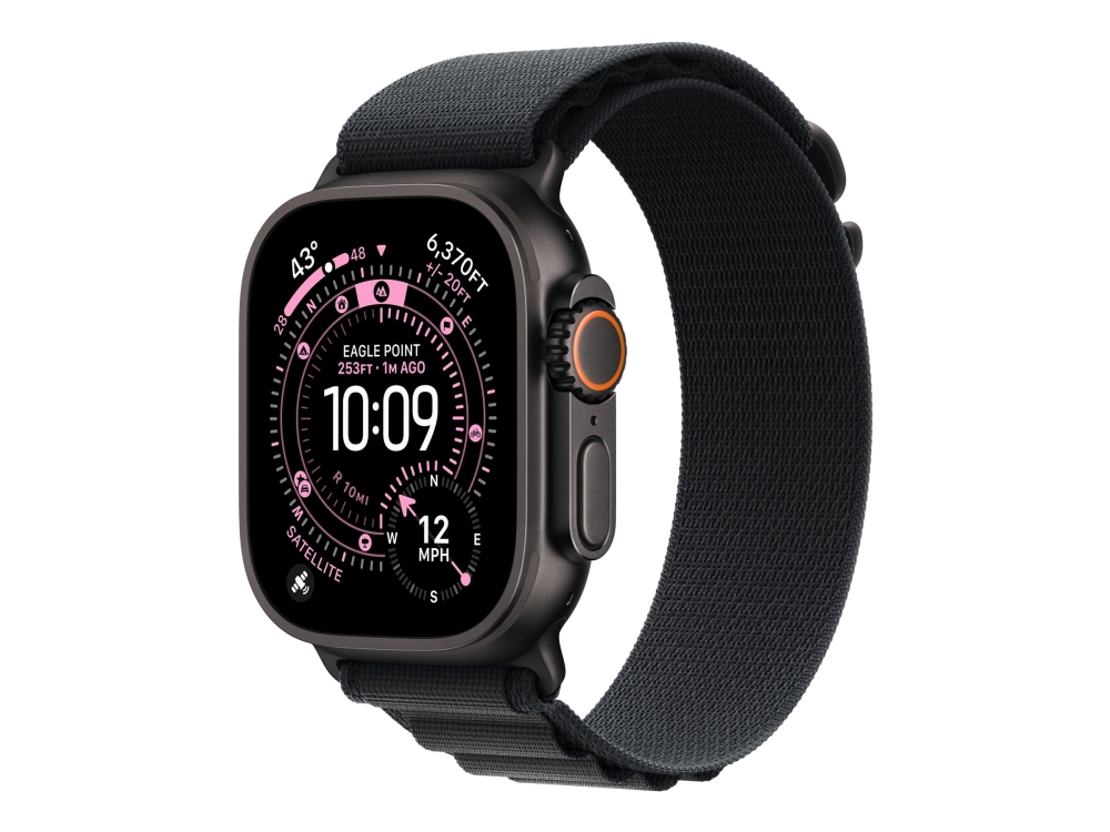 Apple Mg9j4zm/A, Band, Smartwatch, Sortieren, Apple, Apple Watch Modelle 44Mm 45Mm 46Mm 49Mm, Titanium, Polyester, Elastan
