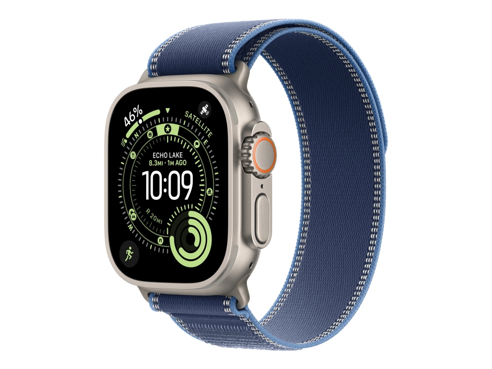 Apple Mft74zm/A, Band, Smartwatch, Blau, Apple, Apple Watch Models 44Mm 45Mm 46Mm 49Mm, Titan, Polyester, Spandex, Nylon