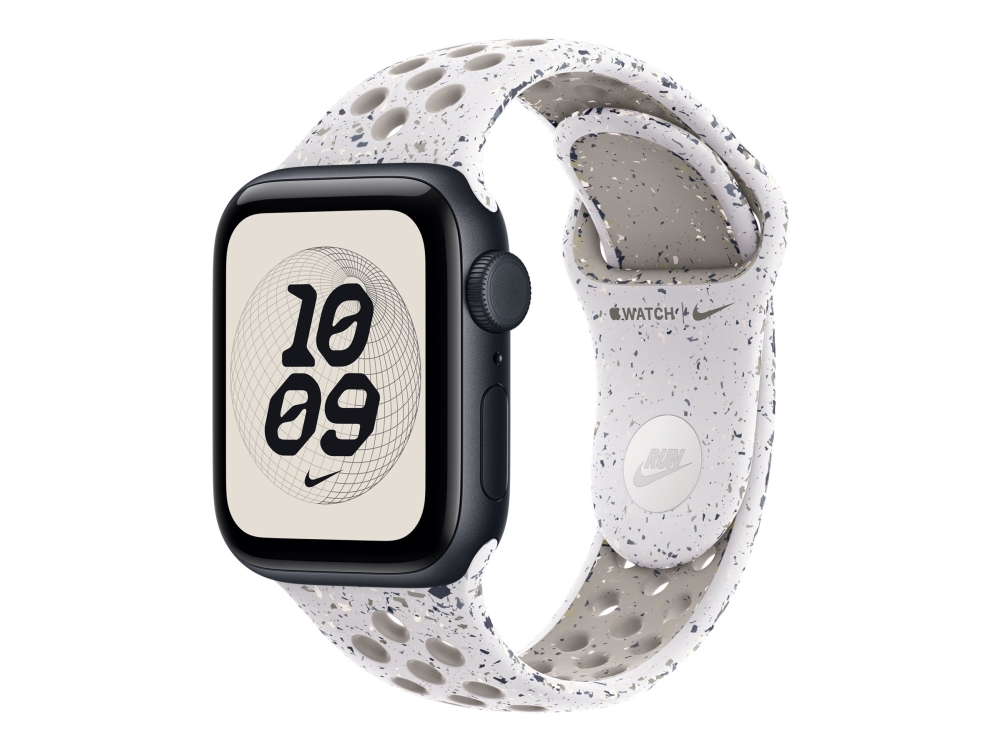 Apple Nike - Rem For Smart Watch - 40Mm - S/M Størrelse - Sløret Grå - For Watch Hermès Series 7, Hermès Series 9, Se 3, Series 10, Series 11, Series