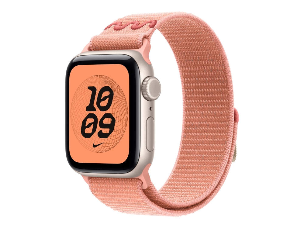 Apple Nike Sport Loop, Band, Smartwatch, Pink, Apple, Apple Watch: 38Mm, 40Mm, 41Mm, Nylon, Recycled Polyester, Spandex