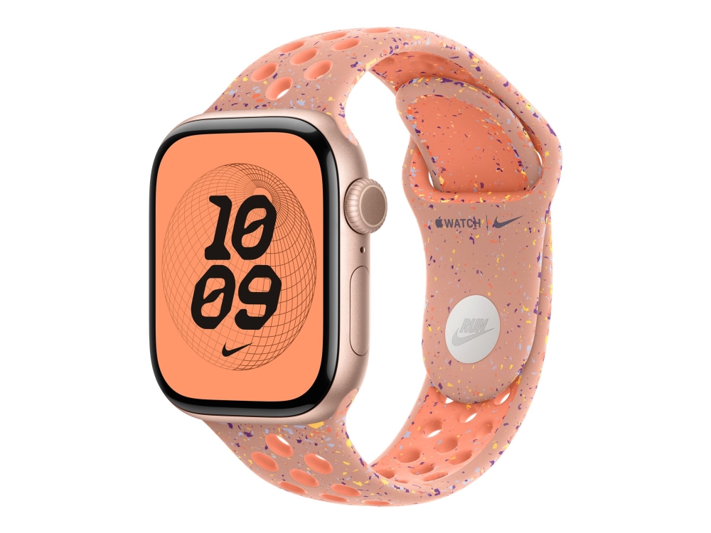 Apple Nike - Rem For Smart Watch - 42Mm - M/L Størrelse - Alpenglow Pink - For Watch Hermès Series 7, Hermès Series 9, Se 3, Series 10, Series 11, Se