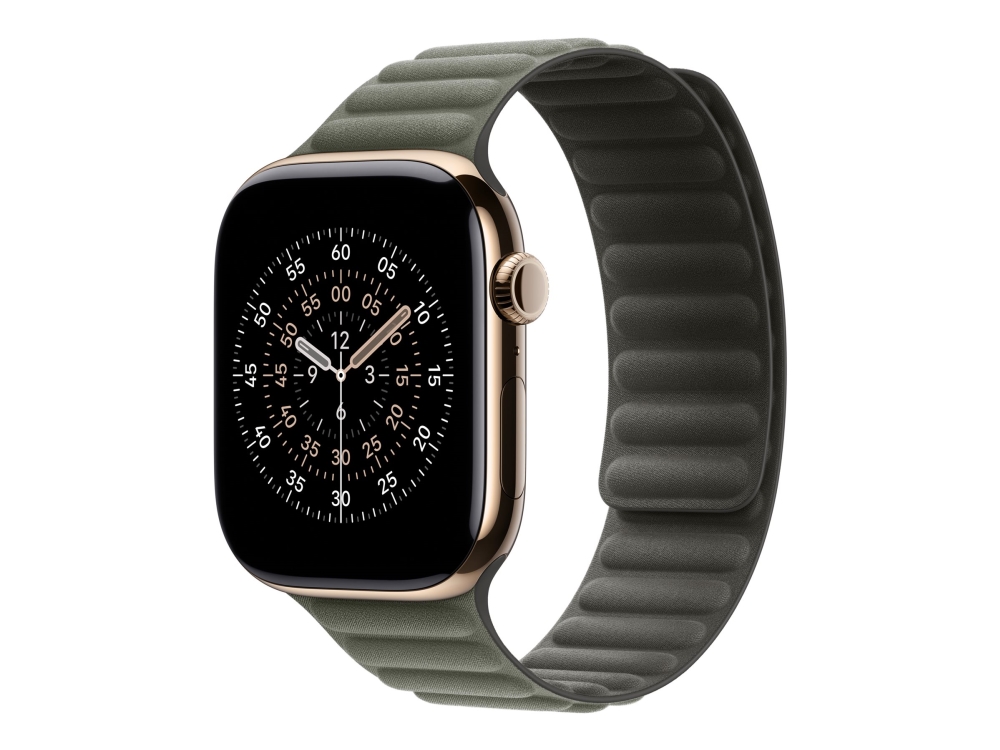 Apple - Urrem For Smart Watch - 46Mm - M/L Størrelse - Vismandsgrå - For Watch Hermès Series 9, Se 3, Series 10, Series 11, Series 8, Series 9, Ultra