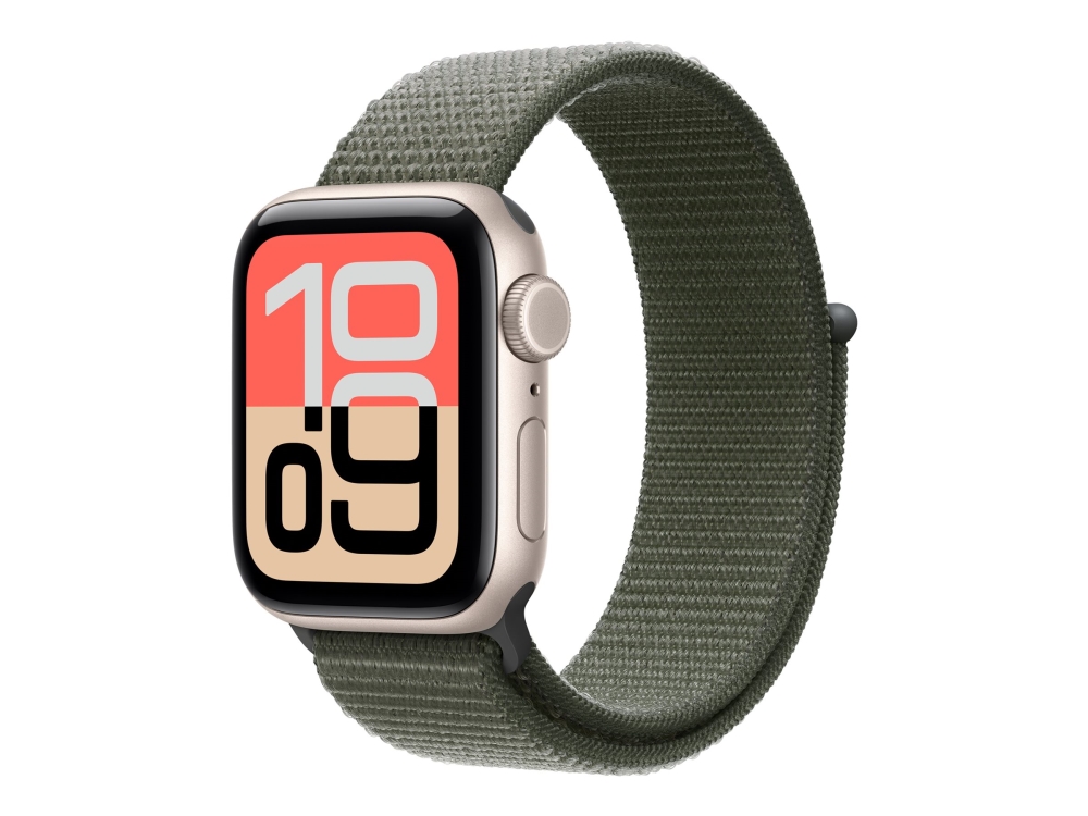 Apple - Løkke For Smart Watch - 40Mm - 130 - 200 Mm - Skov - For Watch Hermès Series 7, Hermès Series 9, Se 3, Series 10, Series 11, Series 8, Series