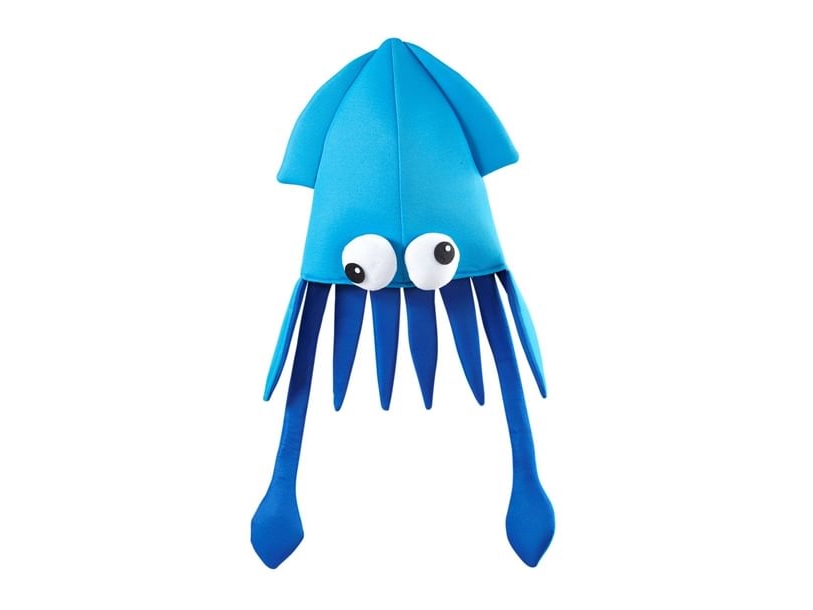 Blauer Oktopus-Hut