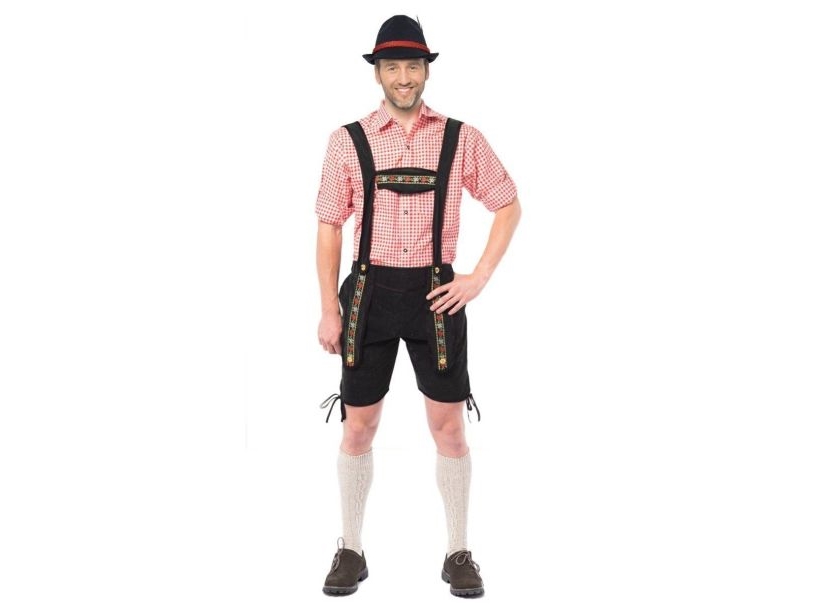 Schwarze Tirolerhose, Kurz