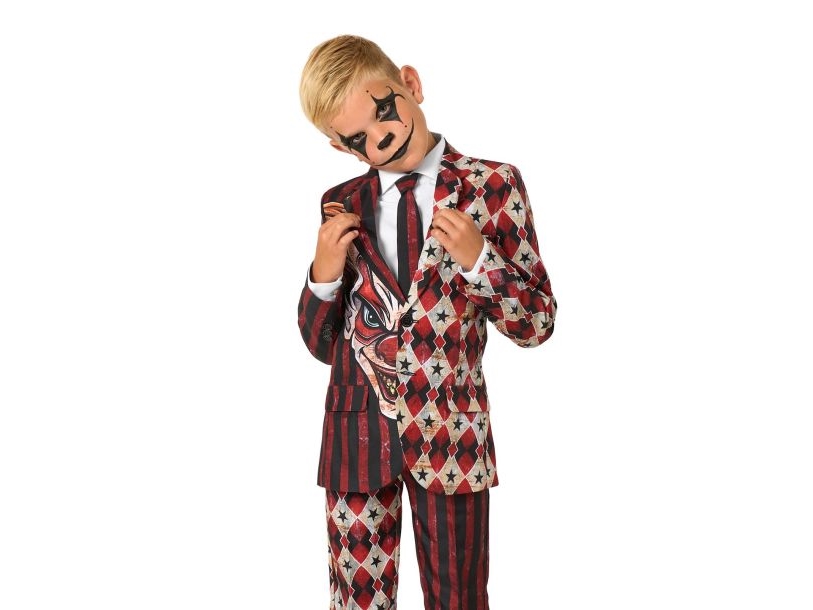 Gruseliges Rotes Clownskostüm