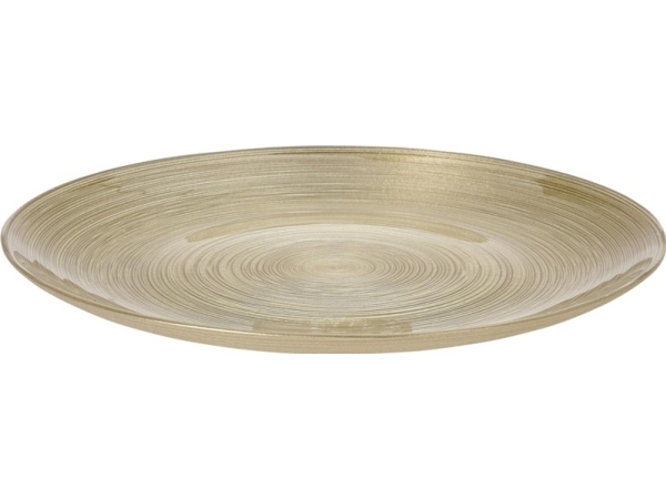 Koopman desserttallrik i glas med guld 20,7 cm | Bordssättning - Par - Plattor | GameStuff