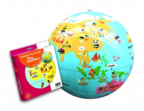 Caly Toys Inflatable Globe 30 Tiny Traveller