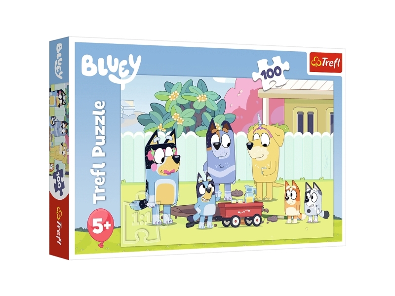 Trefl Pussel 100 element Merry Bluey World | Leksaker - Spel - Pussel | GameStuff
