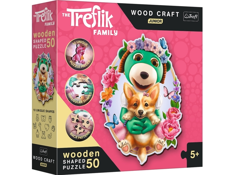 50 Holzpuzzles.Die Familie Treflik Jollytref.20206