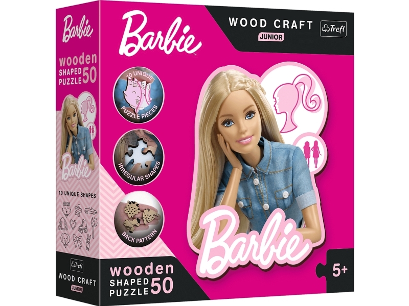 Trefl Barbie Medinė Dėlionė "Barbie", 50 Det.