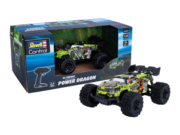 Revell Control 24674 Power Dragon 1:20 RC-malliauto, aloittelijamalli Elektroniikka Buggy