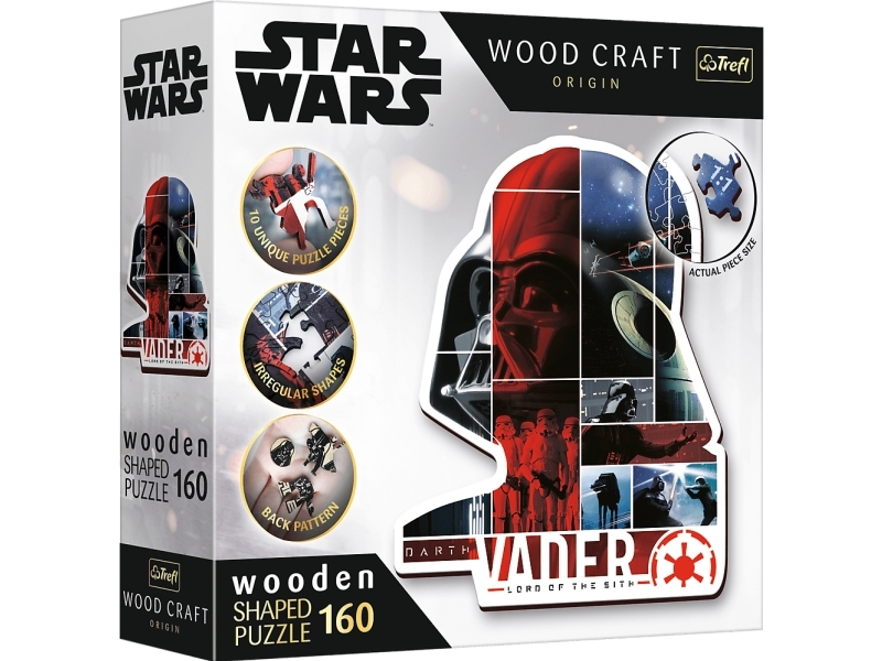 Trefl Star Wars Træpuslespil "Darth Vader", 160 Brikker.