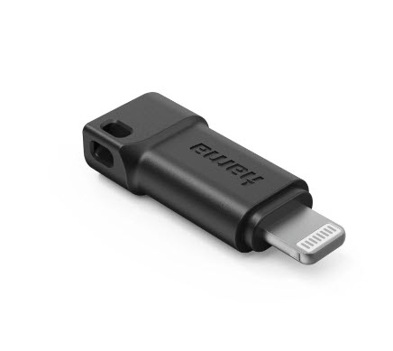 Hama 00201734, Lightning, Usb C, Hanstik, Hunstik, Sort, Lige