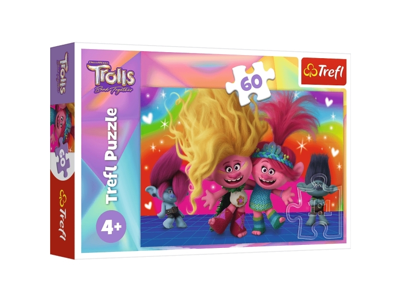 Trefl Puzzle 60El Freundliche Trolle Trolle 3 17386 Trefl