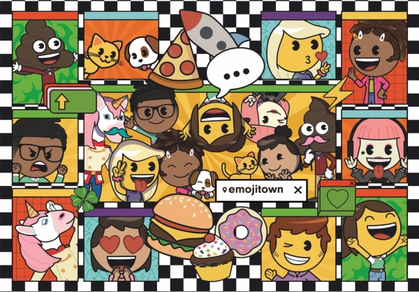 Clementoni Puzzle Super Emojii Stadt 180 Teile (29066)