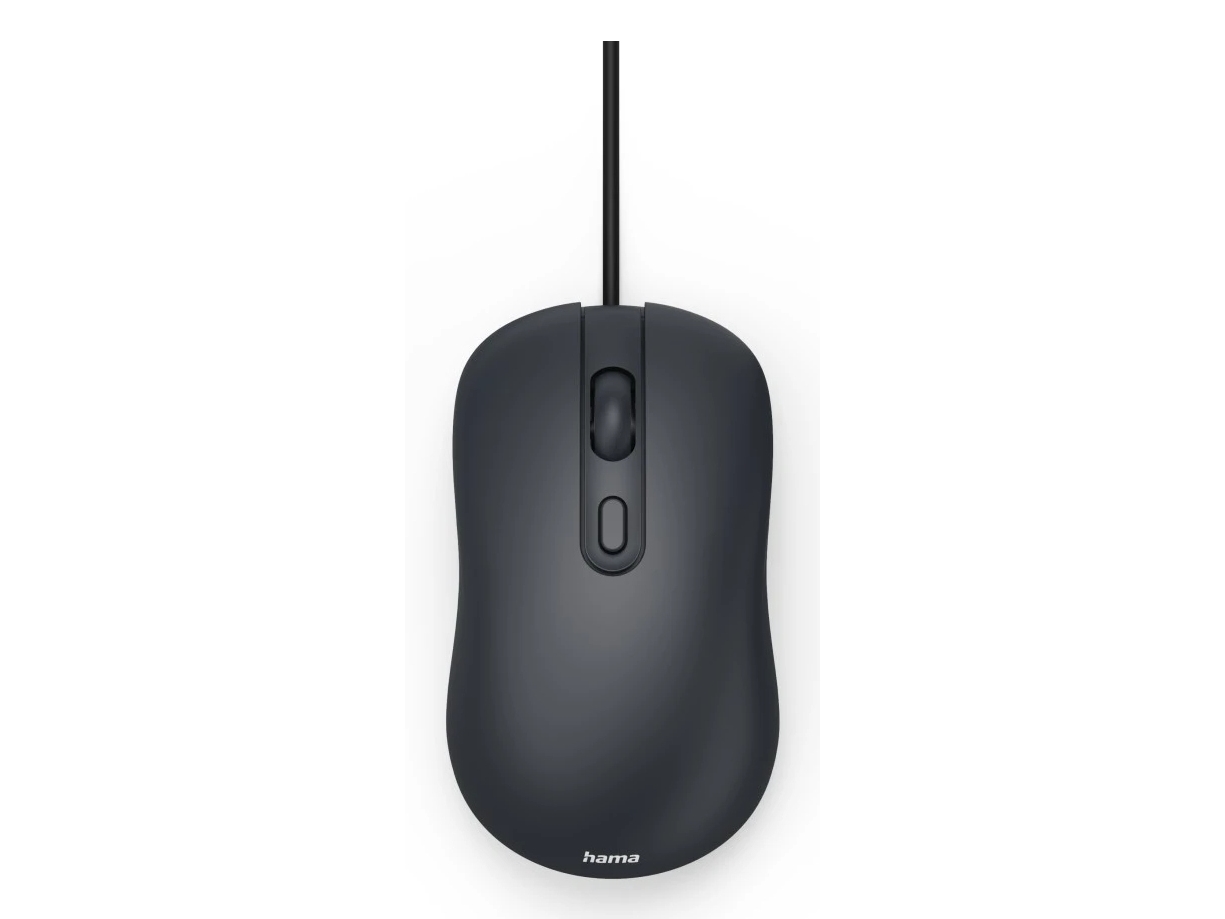 Hama Cm-200, Ambidextrous, Optisk, Usb Type-A, 1600 Dpi, Sort