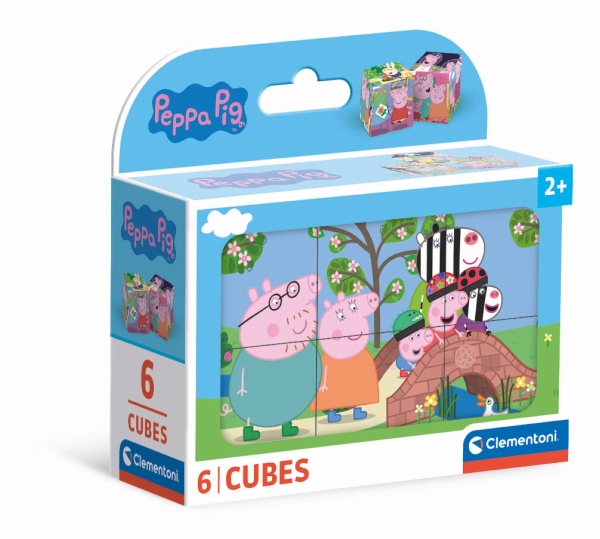 Clementoni Cle Cubi Glocke 6 Świnka Peppa 40659
