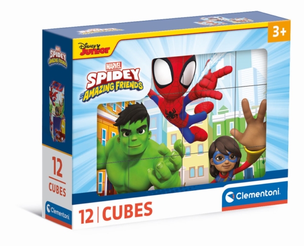 Clementoni Block Puzzle Spidey and His Amazing Friends 12pcs. Blok