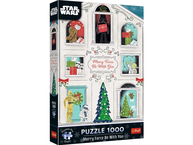 Trefl Puzzle Premium Plus Quality Star Wars - May The Power Of Christmas Be With You 1000 Elements (12087)