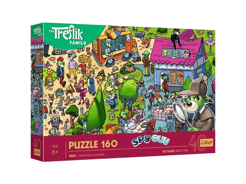 Trefl Puzzle Treflik Family 40Th Anniversary Trefl - Trefliks Feiern 160 Elemente (40052)