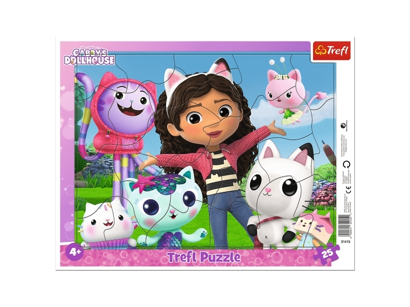 Trefl Puzzle 25El Rahmen Treffen Sie Gabi. Gabbys Puppenhaus 31415 Trefl