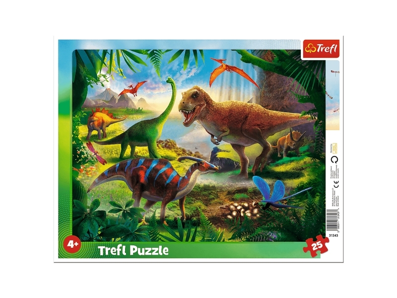 Trefl 31343, 25 Stück(E), Dinosaurier, 4 Jahr(E)