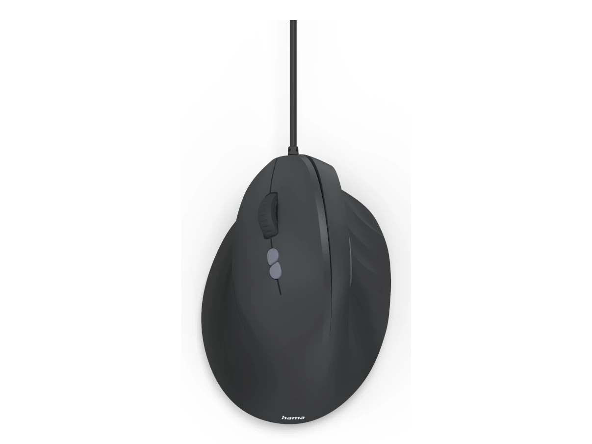 Hama Ecm-500L, Linkshändig, Vertikale Ausführung, Optisch, Usb Typ-A, 1800 Dpi, Schwarz