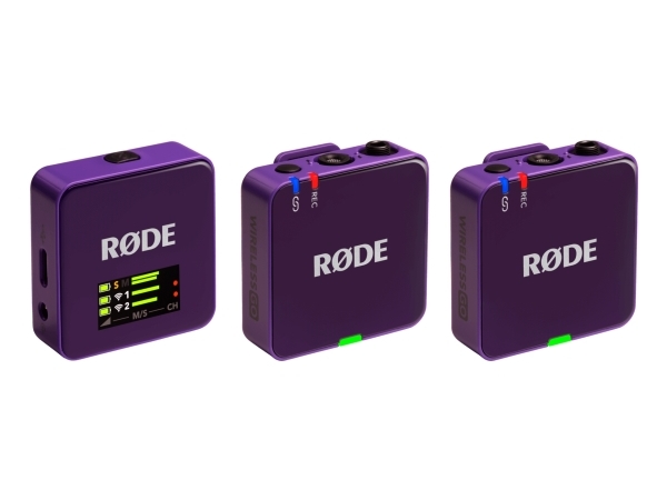 Rode Wireless Go 3 Drahtloses Mikrofon-System, Lila