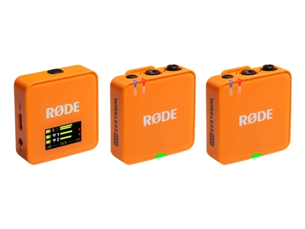 Rode Wireless Go 3 Drahtloses Mikrofon-System, Orange