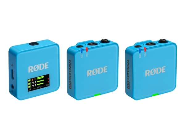 Rode Wireless Go 3 Drahtloses Mikrofon-System, Blau